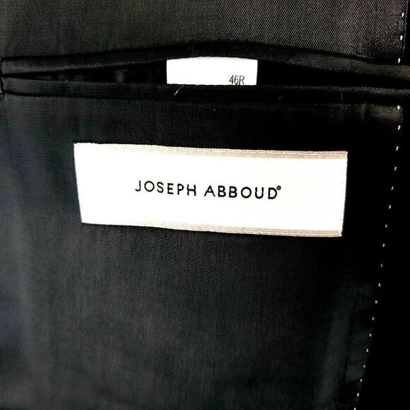 Joseph Abboud Wool 2 Button Blazer 46R Gray Slim Fit 48R‎ - Picture 7 of 10